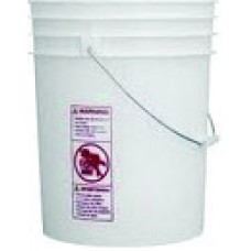 Plastic Pail with Lid, 5 Gallon 