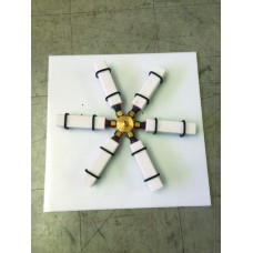 Spider Manifold for White Ceramic Diffusers, Including Backing Board, 6" legs